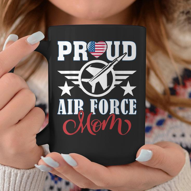 Proud Air Force Mom Us Heart Mom Grandma Mothers Day Coffee Mug Unique Gifts
