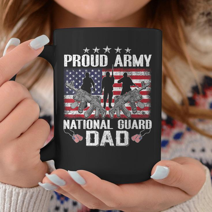 Proud Army National Guard Dad Usa Flag Military For 4Th July Coffee Mug Unique Gifts