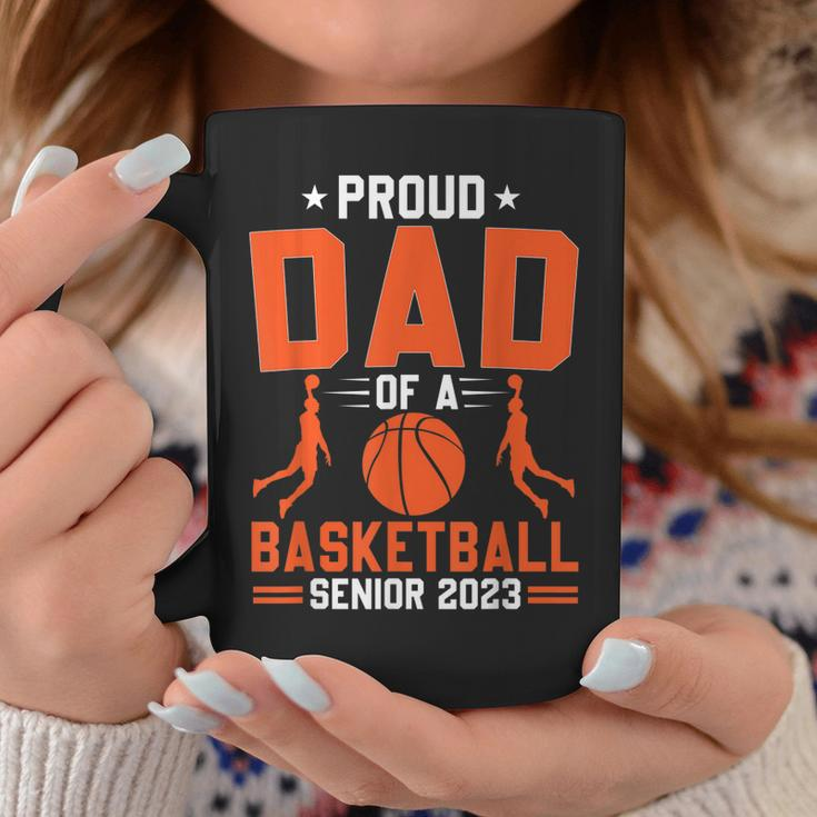 Proud Dad Of A 2023 Senior Basketball Graduation Coffee Mug Unique Gifts