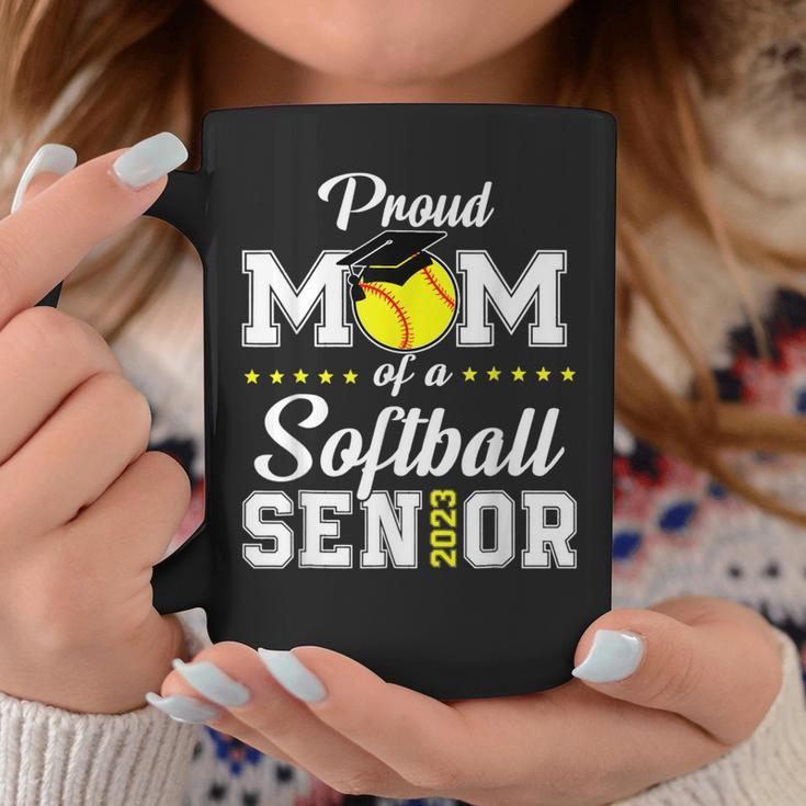 Proud Mom Of A Softball Senior 2023 Funny Class Of 2023 Coffee Mug Unique Gifts