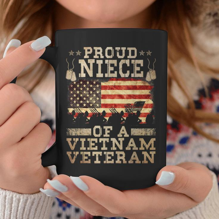 Proud Niece Vietnam War Veteran For Matching With Niece Vet Coffee Mug Funny Gifts