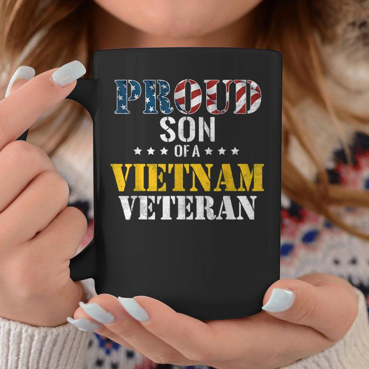 Proud Son Of A Vietnam Veteran | Us Veterans Day Coffee Mug Funny Gifts