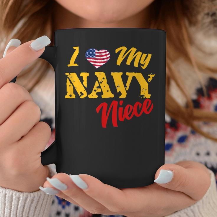 Proud Us Navy Niece American Military Family Aunt Uncle Coffee Mug Unique Gifts