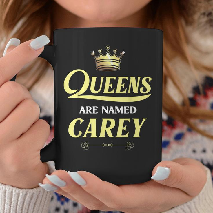 Queens Are Named Carey Gift Surname Funny Birthday Reunion Coffee Mug Funny Gifts