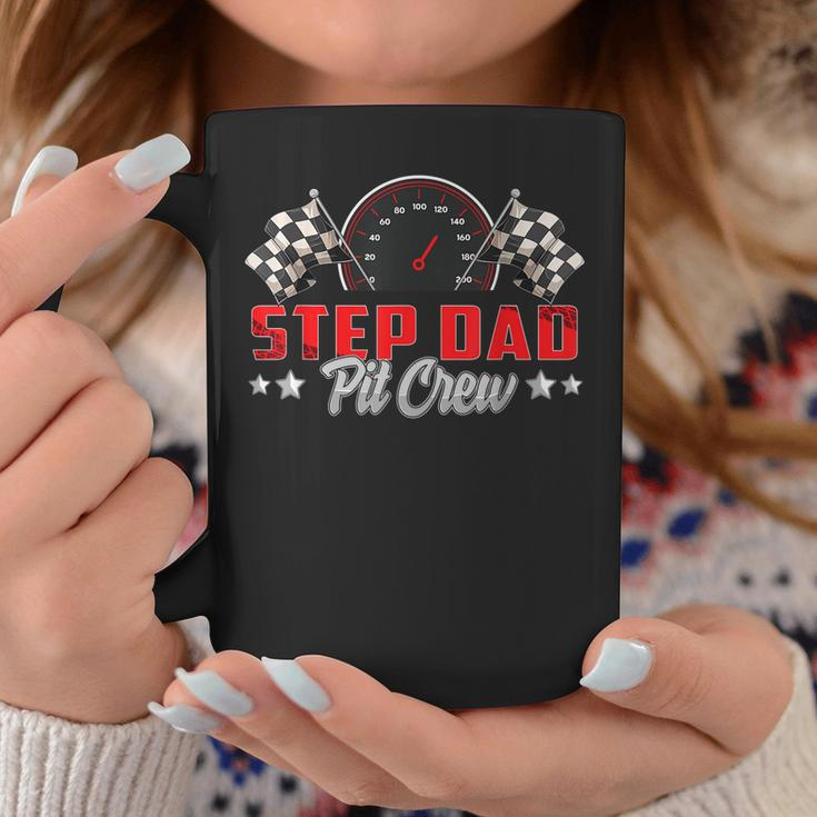 Race Car Birthday Party Racing Family Step Dad Pit Crew Coffee Mug Unique Gifts