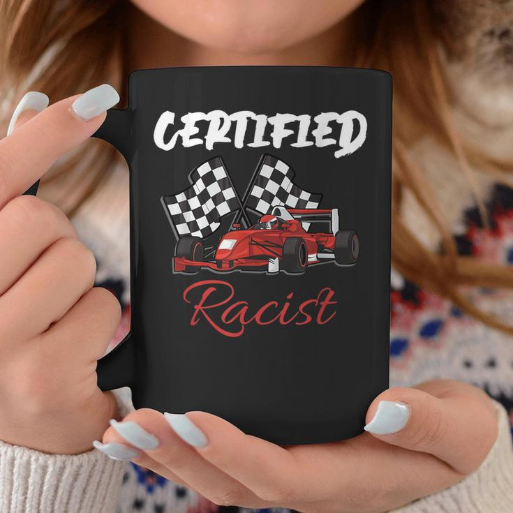 Racer Boost Speedster Certified Retro Racist Certified Race Coffee Mug Funny Gifts