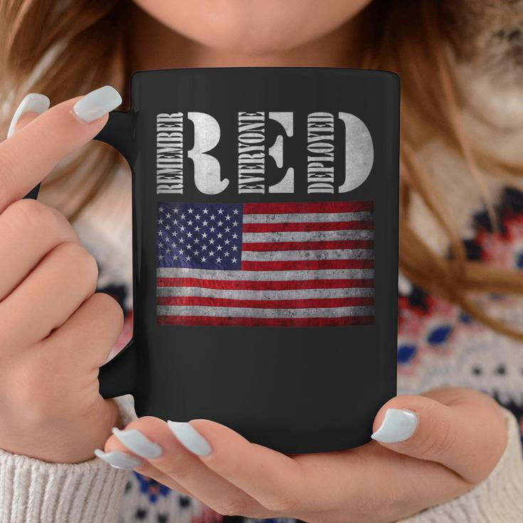 Remember Everyone Deployed Red Friday Us Military Support Coffee Mug Unique Gifts