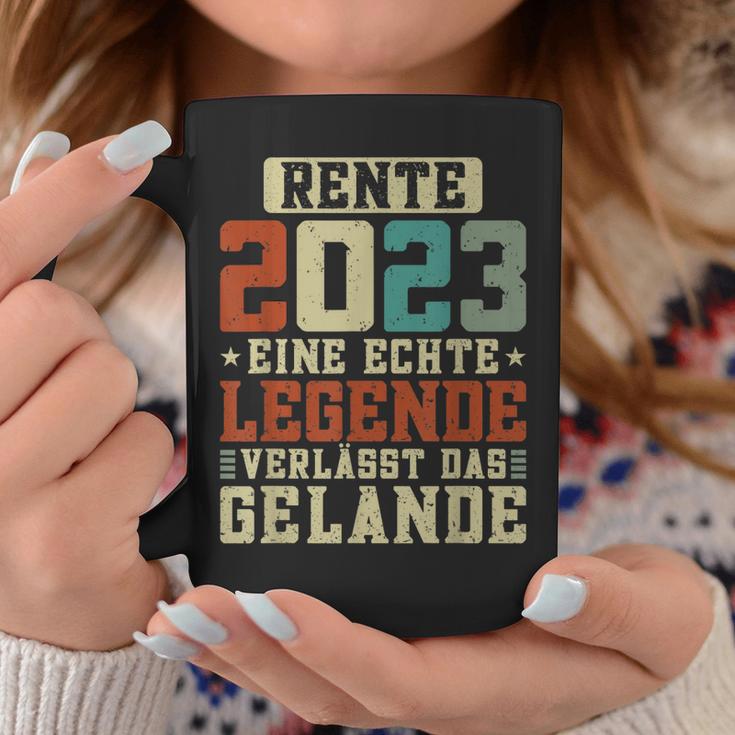 Rente 2023 Eine Echte Legende Verlässt Das Gelände Retro Tassen Lustige Geschenke