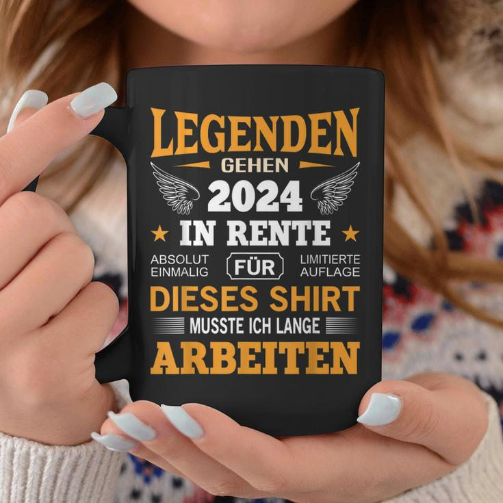 Rente 2024 Ruhestand Pension Deko Dekoration Rentner 2024 Tassen Lustige Geschenke