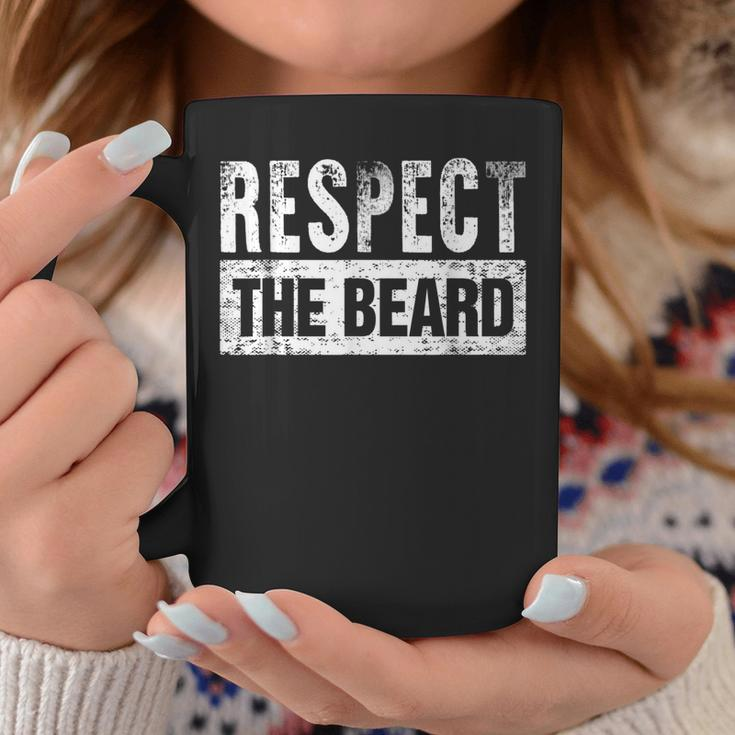 Respect The Beard Coffee Mug Funny Gifts