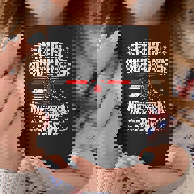 Firefighter Dad Fireman Usa Flag Thin Red Line Father Son Sweatshirt