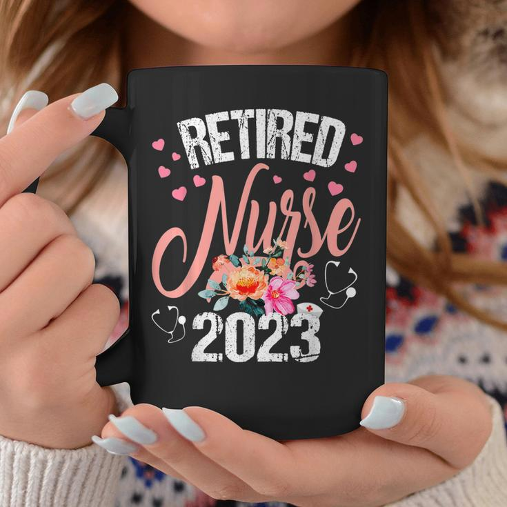 Retired Nurse 2023 Retirement For Nurse 2023 Nursing Coffee Mug Funny Gifts