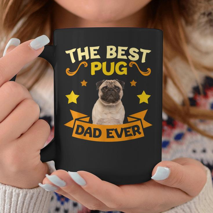 Retro Vintage Best Pug Dad Ever Fathers Day Gift Gift For Mens Coffee Mug Unique Gifts