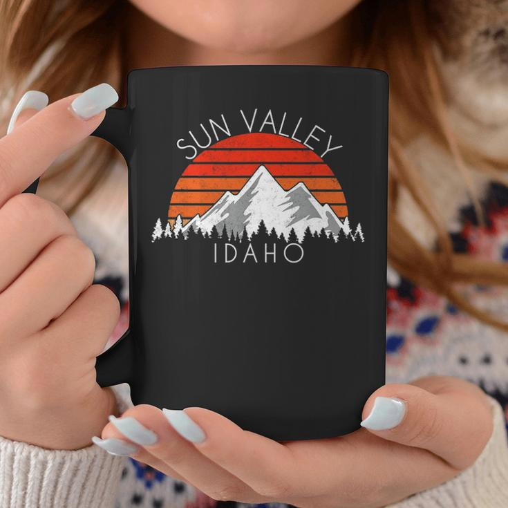 Retro Vintage Sun Valley Idaho Distressed Coffee Mug Funny Gifts