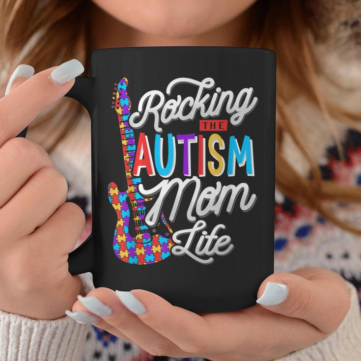 Rocking The Autism Mom Life Autism Awareness Coffee Mug Unique Gifts