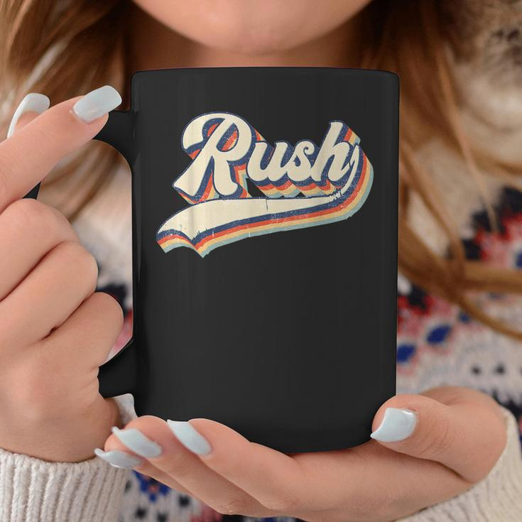 Rush Surname Vintage Retro Gift Men Women Boy Girl Coffee Mug Unique Gifts