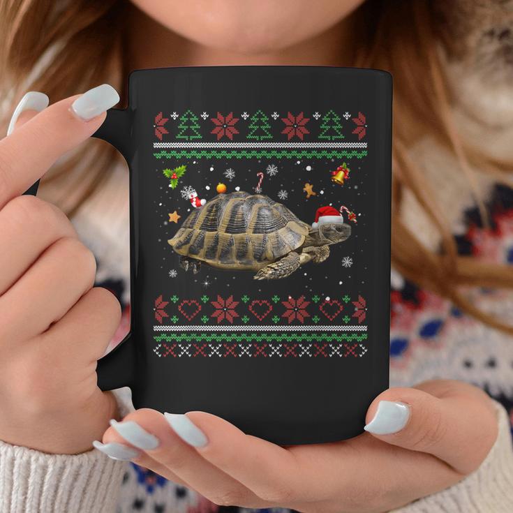 Russische Schildkröte Weihnachts-Tassen, Hässliches Rentier-Motiv Lustige Geschenke