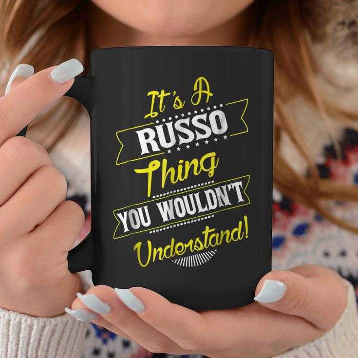 Russo Thing Family Name Reunion Surname TreeCoffee Mug Funny Gifts