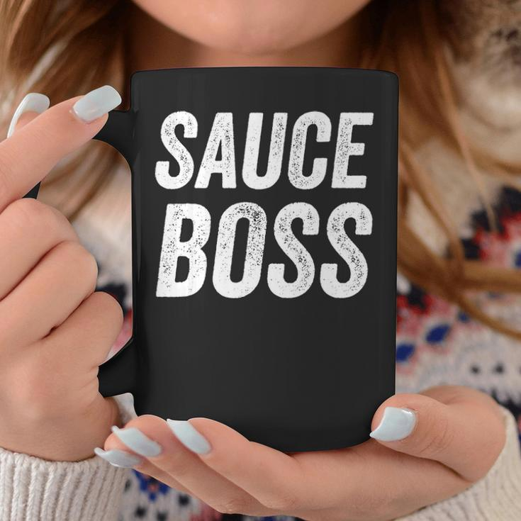 Sauce Boss Chef Bbq Cook Food Humorous V2 Coffee Mug Funny Gifts
