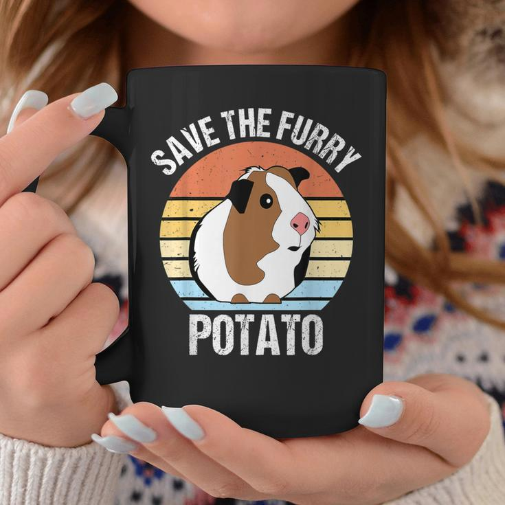 Save The Furry Potato Funny Guinea Pig Coffee Mug Funny Gifts