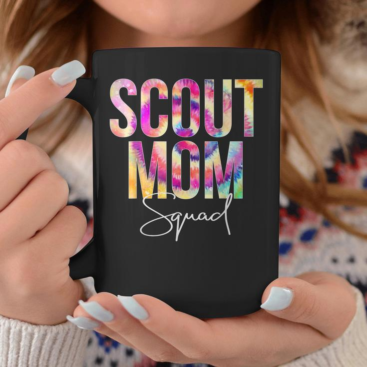 Scout Mom Squad Tie Dye Back To School Women Appreciation Coffee Mug Unique Gifts