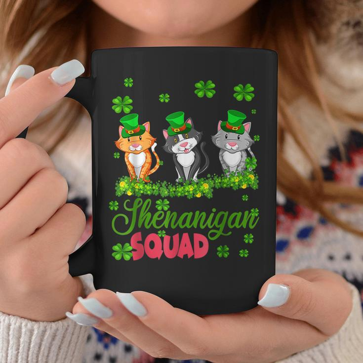 Shenanigan Squad St Patricks Day Leprechaun Cat Lover Gifts Coffee Mug Personalized Gifts