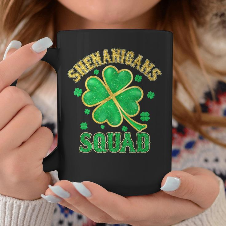Shenanigans Squad Irish Shamrock Funny St Patricks Day Party Coffee Mug Funny Gifts
