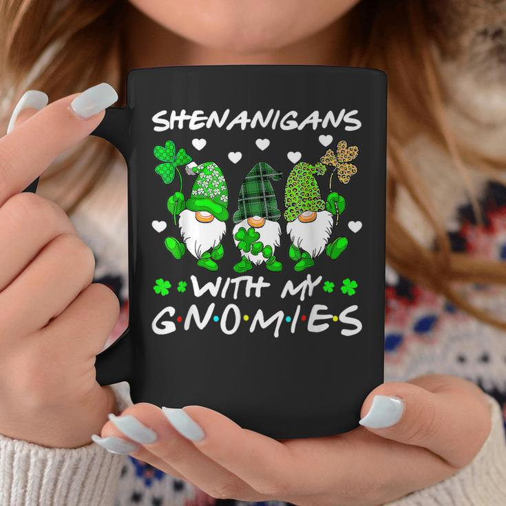 Shenanigans With My Gnomies Shamrock Happy St Patricks Day Coffee Mug Unique Gifts