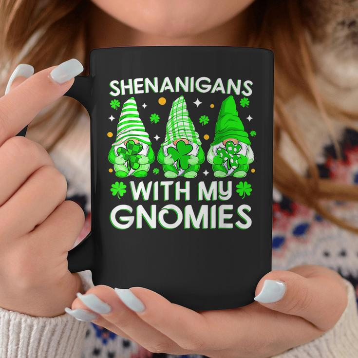 Shenanigans With My Gnomies St Patricks Day Gnomes Irish Coffee Mug Funny Gifts