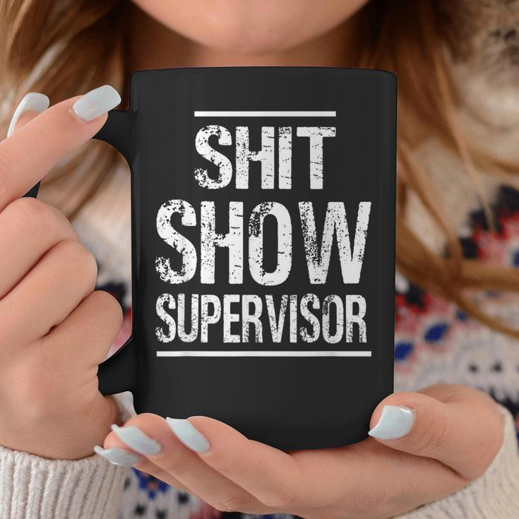 Shit Show Supervisor Hilarious Vintage Mom Boss Coffee Mug Unique Gifts