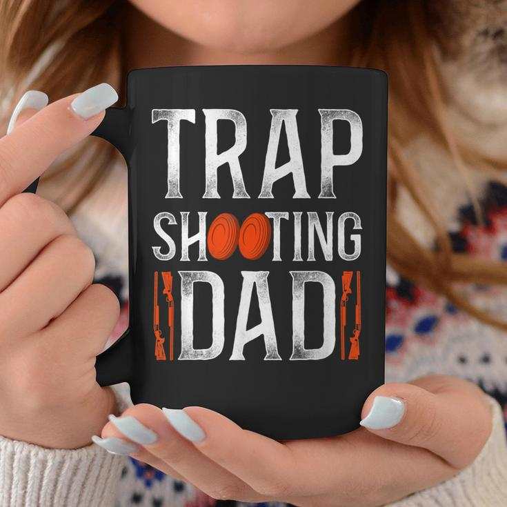 Shotgun Skeet Trap Clay Pigeon Shooting Dad Father Vintage Coffee Mug Funny Gifts