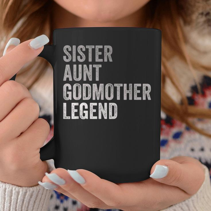 Sister Aunt Godmother Legend Auntie Godparent Proposal Coffee Mug Funny Gifts