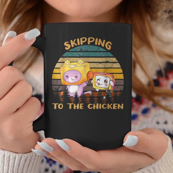Skipping To The Retro Chicken Funny Lanky Arts Box Videogame Coffee Mug Unique Gifts