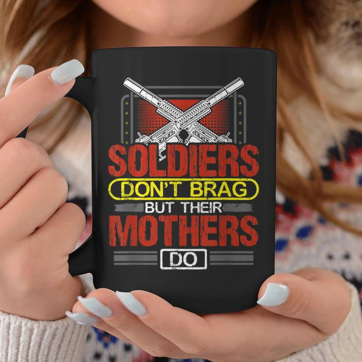 Soldiers Dont Brag Military Mother Gift Proud Army Mom Coffee Mug Unique Gifts