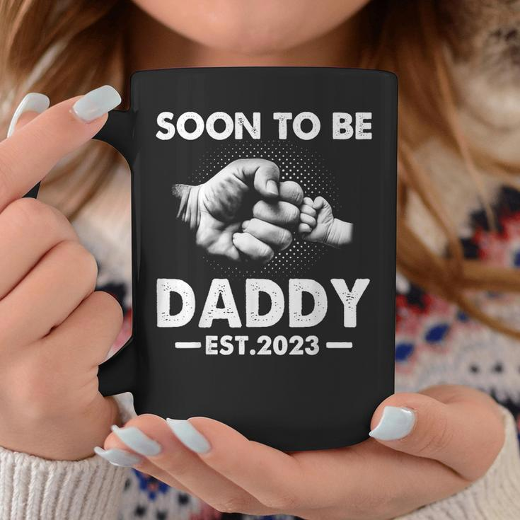 Soon To Be Daddy Est2023 Fathers Day New Dad First Time Dad Coffee Mug Personalized Gifts