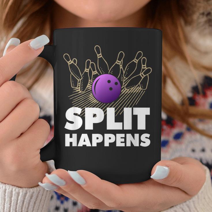 Split Happens I Bowling Kegeln Pin Kugel Kegelverein Tassen Lustige Geschenke