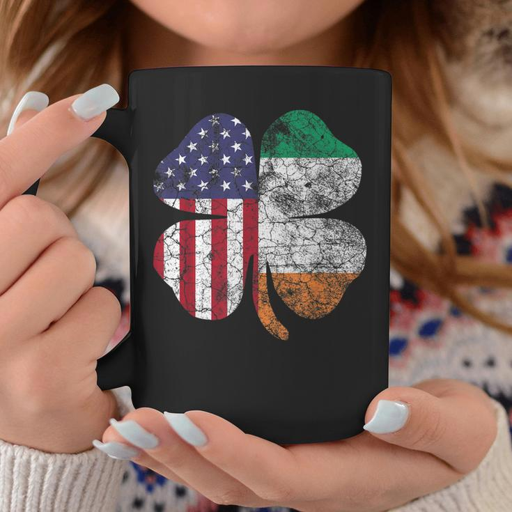 St Patricks Day Irish American Flag Saint Pride Usa Gift Coffee Mug Personalized Gifts