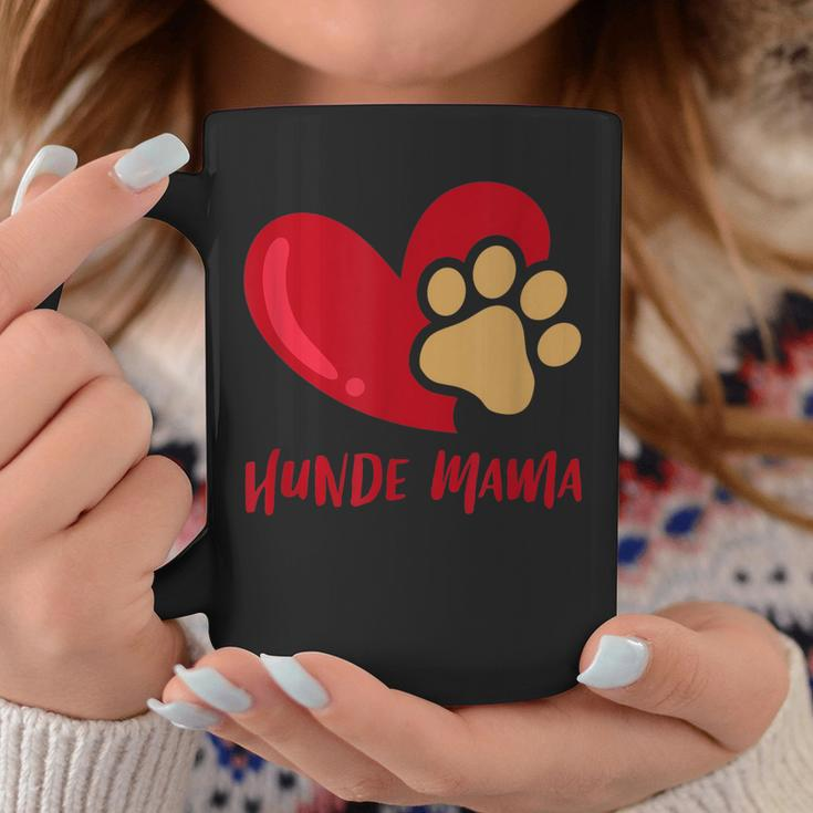 Stolze Hunde-Mama Herz Pfotenabdruck Hundepfote Tierliebe Tassen Lustige Geschenke