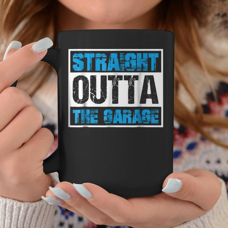 Straight Outta The Garage Funny Mechanic Coffee Mug Unique Gifts