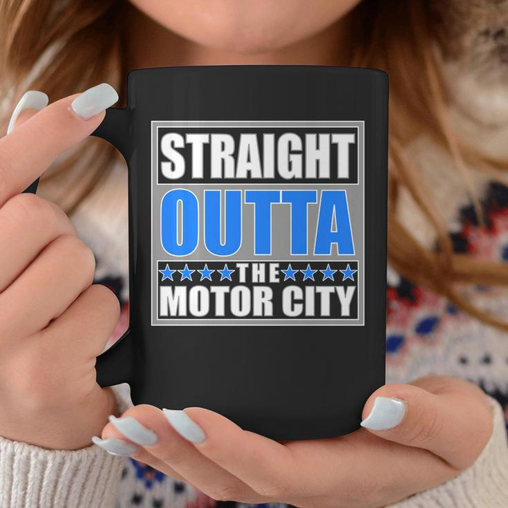 Straight Outta The Motor City Detroit Michigan Coffee Mug Personalized Gifts
