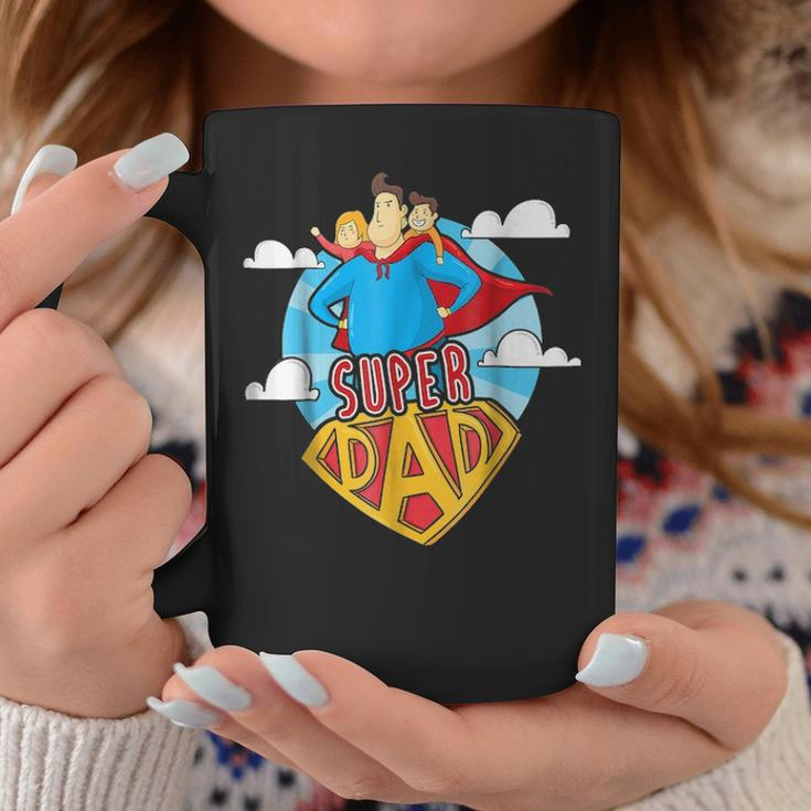 Super Dad Super Hero Fathers Day Gift Coffee Mug Funny Gifts