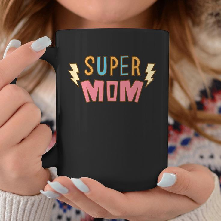 Super Mom Lighting Bolt Gift Coffee Mug Unique Gifts