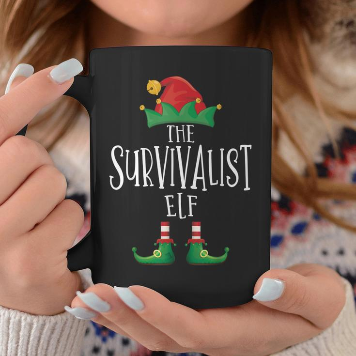 Survivalist Elfenhemd Familie Passender Pyjama Weihnachten Tassen Lustige Geschenke