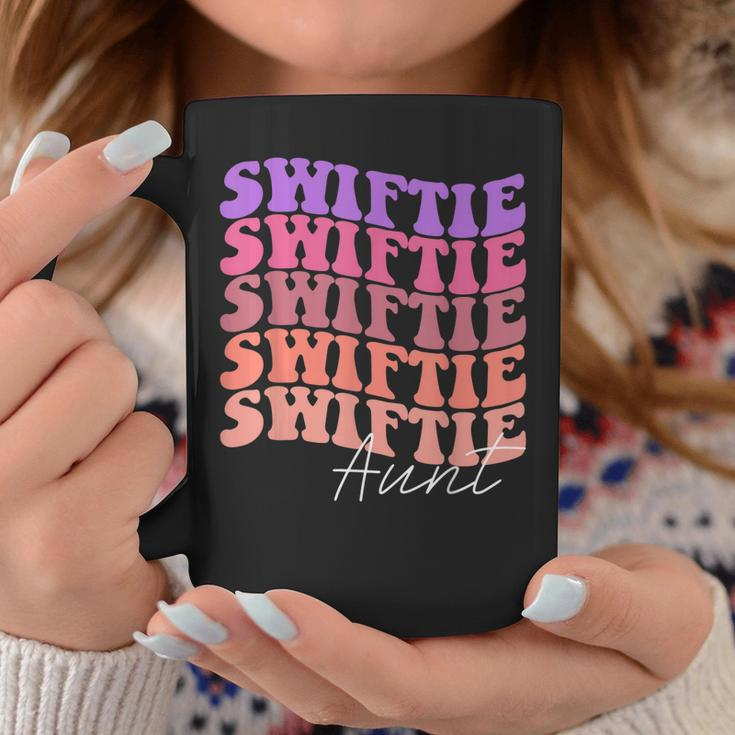 Swiftie Aunt Funny Aunt Mothers Day Groovy Coffee Mug Unique Gifts