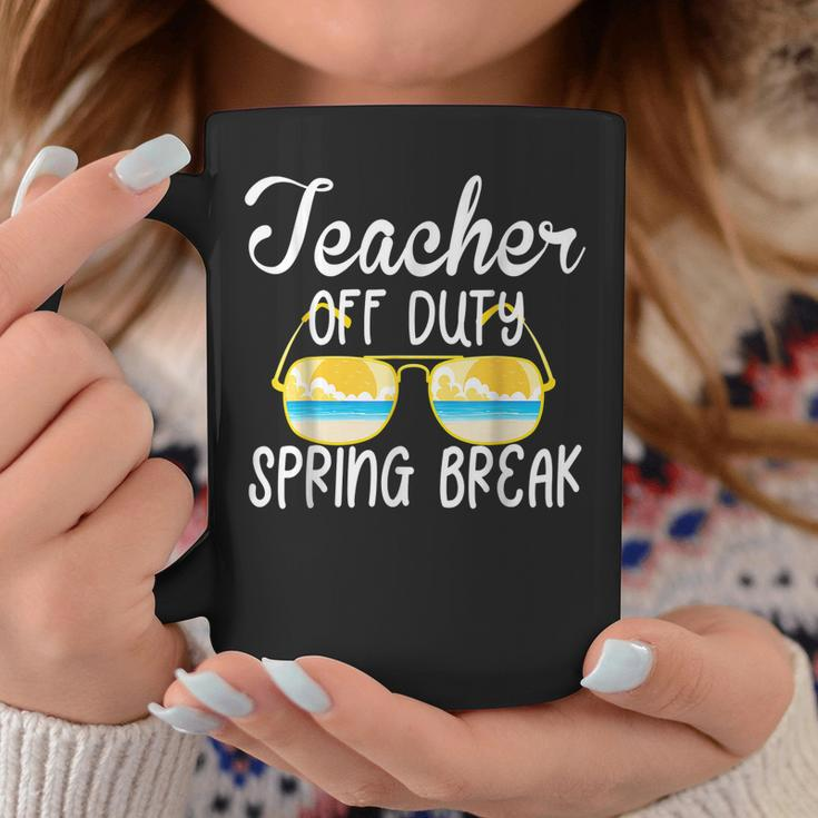 Teacher Off Duty 2022 Spring Break Squad School Holiday Coffee Mug Unique Gifts