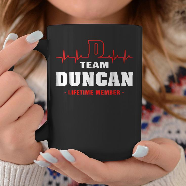 Team Duncan Lifetime Member Surname Last Name Coffee Mug Funny Gifts
