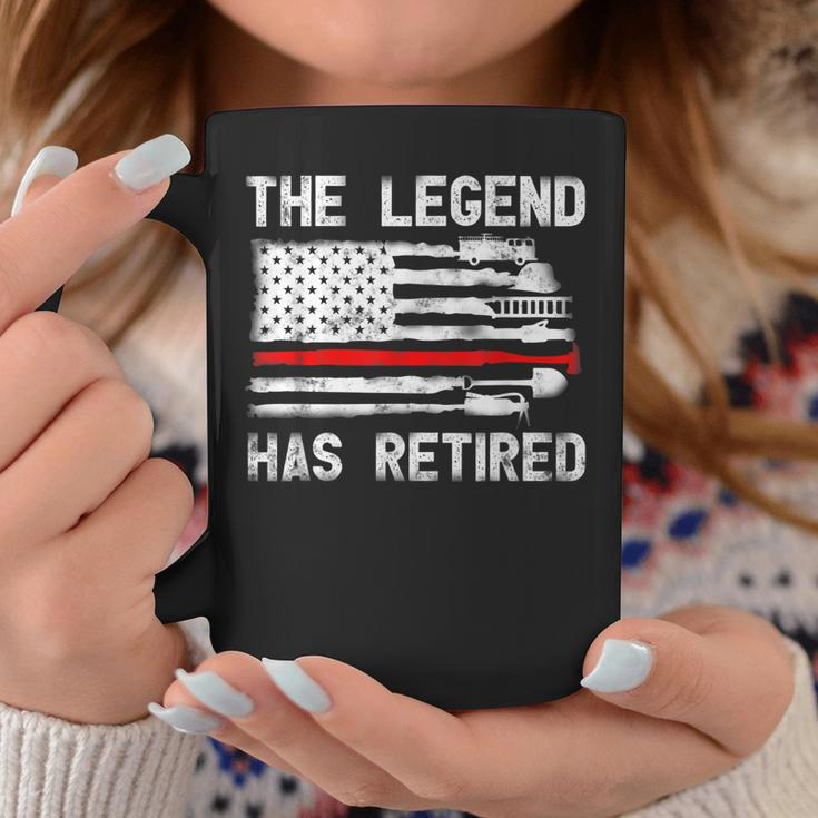 The Legend Has Retired Firefighter Retirement Happy Party Coffee Mug Funny Gifts