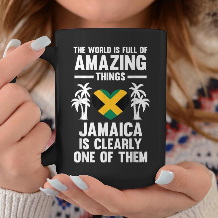 The World Is Full Of Amazing Things Jamaica Jamaica Coffee Mug Funny Gifts