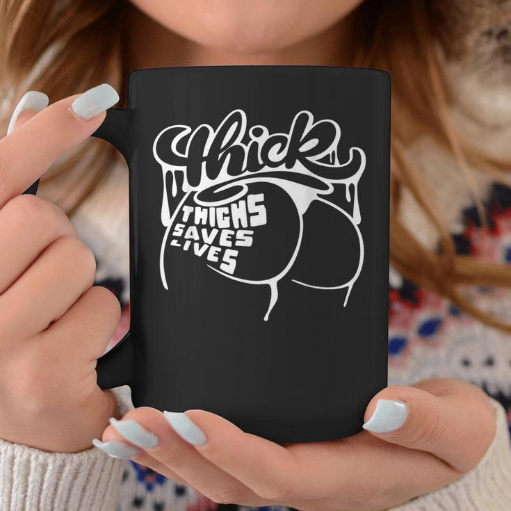 Thick Thighs Save Lives Gym Workout Thick Thighs Coffee Mug Unique Gifts