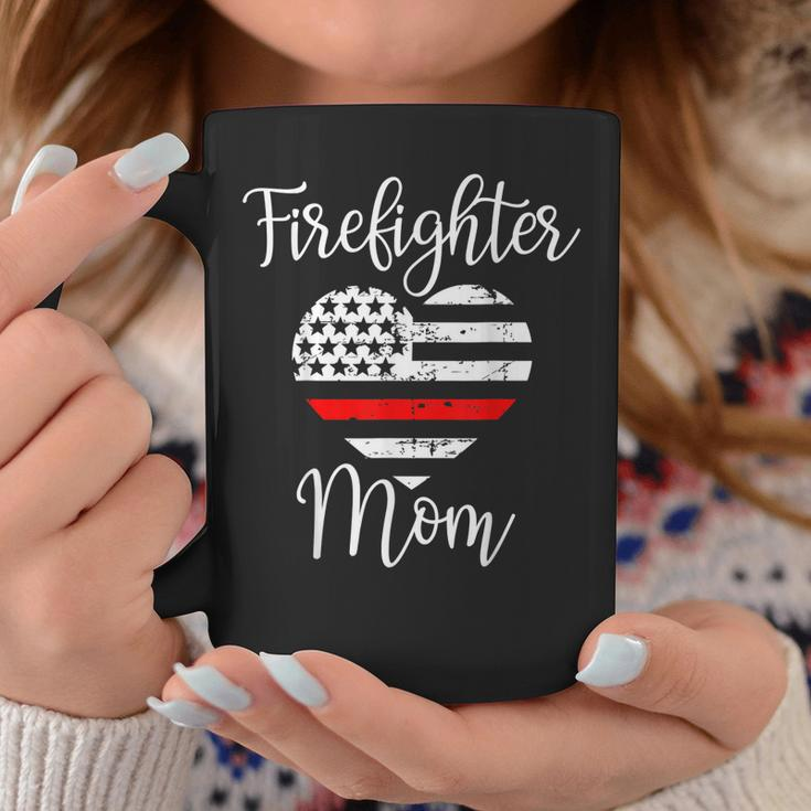 Thin Red Line Firefighter Mom Gift From Son Fireman Gift Coffee Mug Unique Gifts